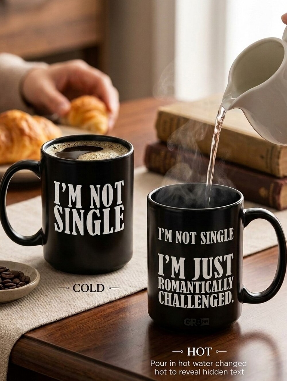 Mug Funny Gift Idea As Seen on TV Heat Sensitive Color Changing Coffee Mug Cup